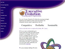 Tablet Screenshot of executiveevolution.com